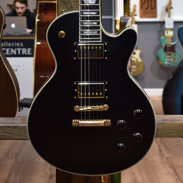 Eastman SB57/N-BK Aged Gloss Black Electric Guitar w/Hard Case