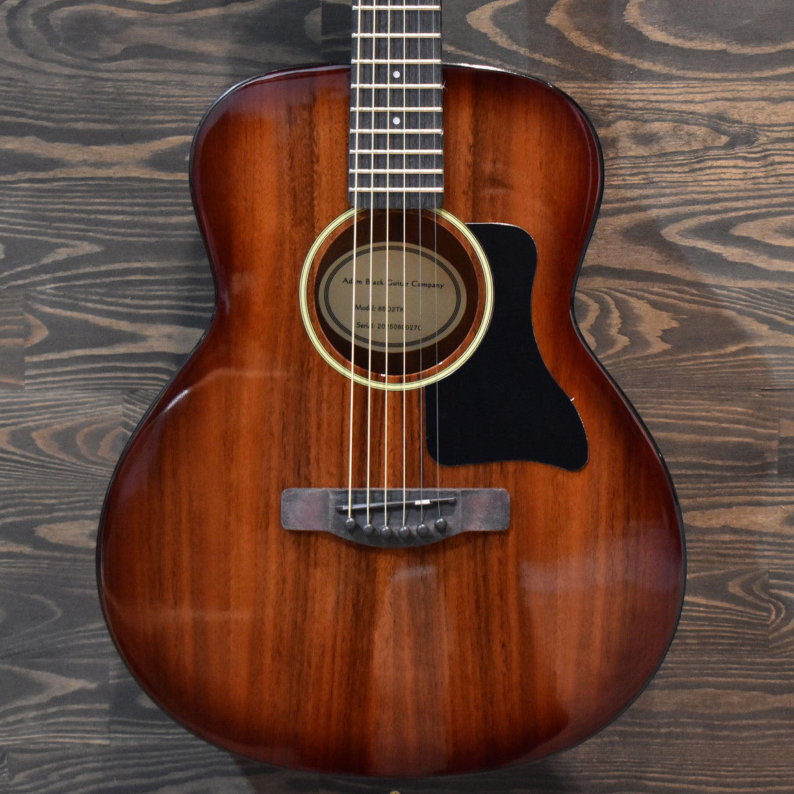 Adam Black O-2 Koa Travel Acoustic Guitar w/ Gig Bag