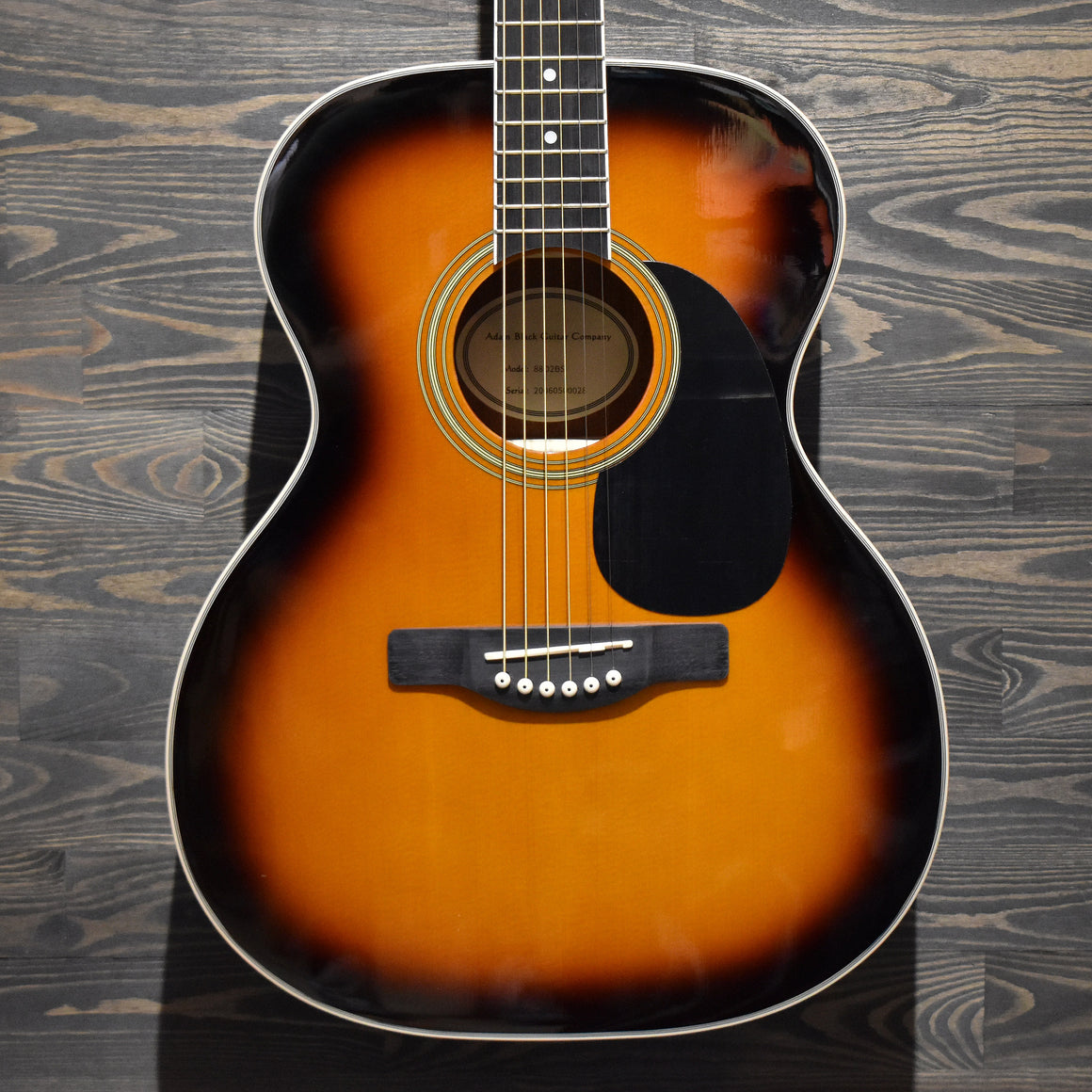 Adam Black O-2 Folk Brown Sunburst Acoustic Guitar