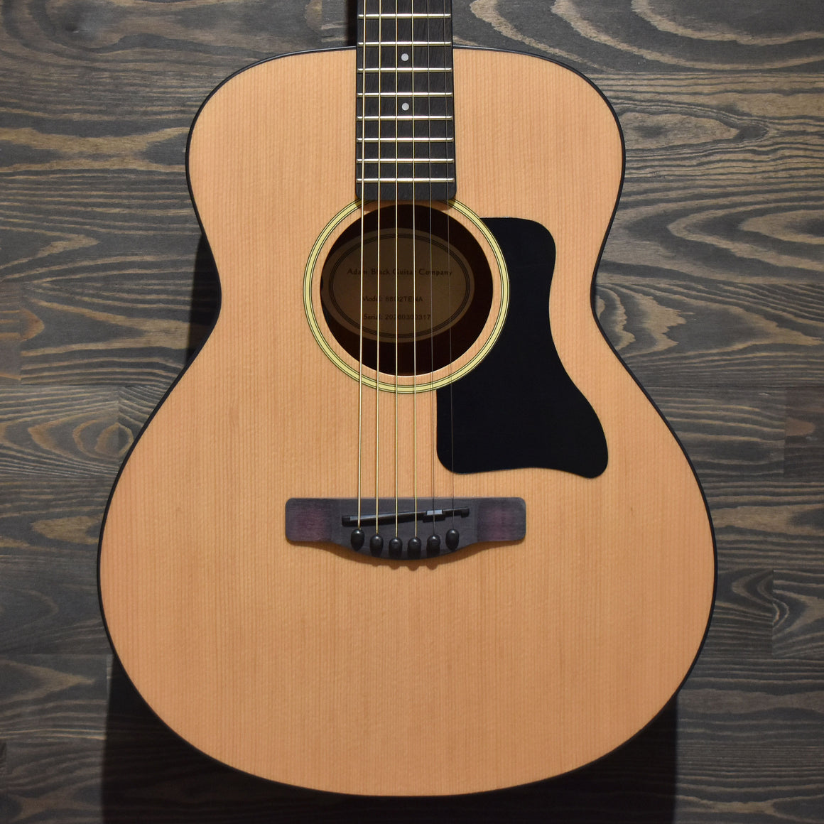 Adam Black O-2E Spruce Travel Electro-Acoustic Guitar w/ Gig Bag