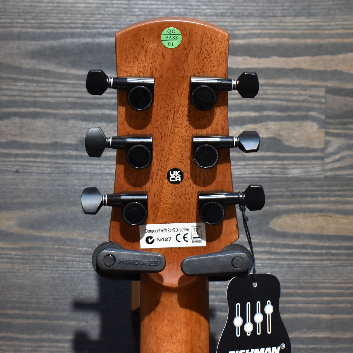 Adam Black O-2E Spruce Travel Electro-Acoustic Guitar w/ Gig Bag