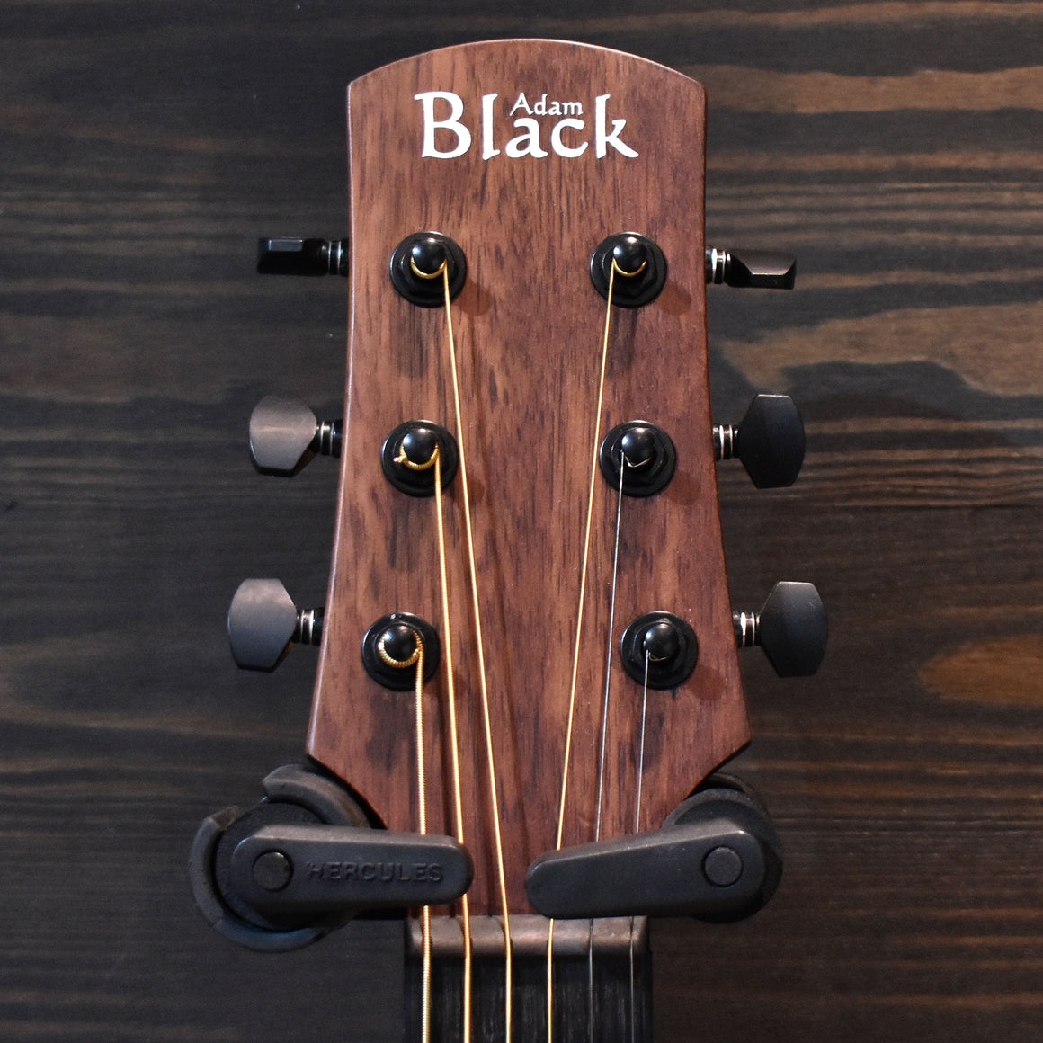 Adam Black O-2 w/Bevel Travel Acoustic Guitar Vintage Sunburst w/ Gig Bag