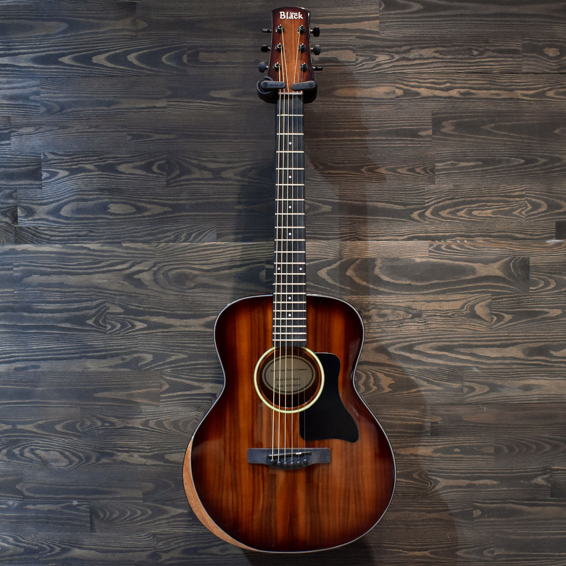 Adam Black O-2E Koa w/ Bevel Travel Electro-Acoustic Guitar w/ Gig Bag