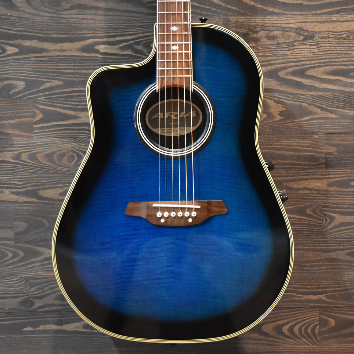 Aria AMB35L Left Handed Electro-Acoustic Guitar (Pre-Owned)