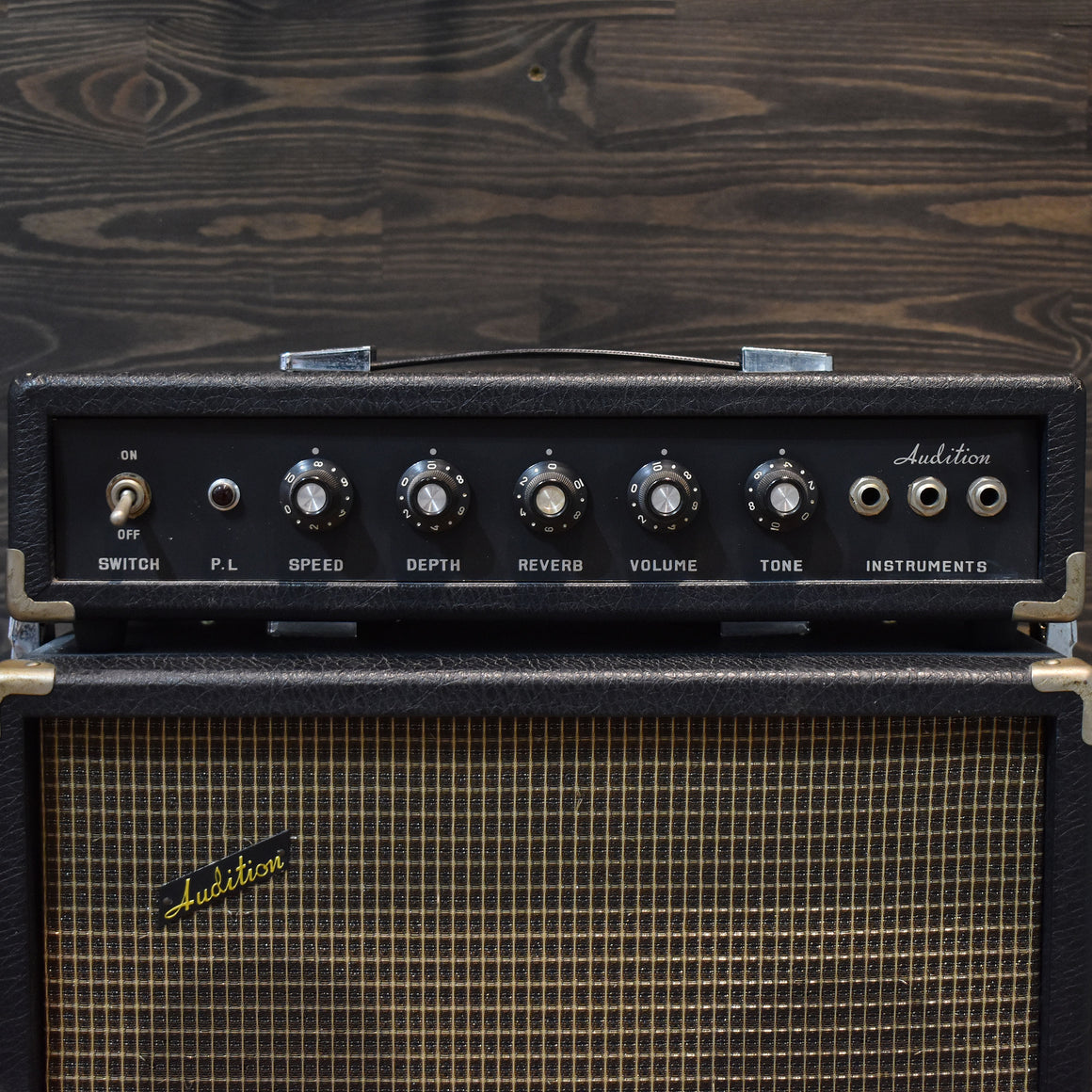 1960s Audition Head and Cab Electric Guitar Amplifier