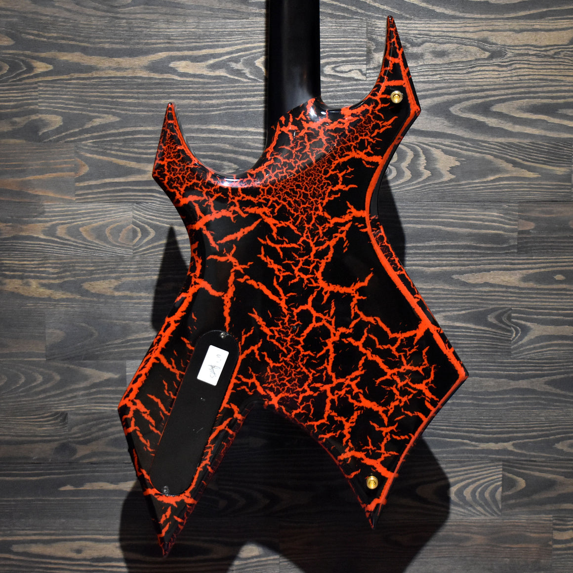 BC Rich Legacy Warlock Red Crackle Electric Guitar W/Gig Bag