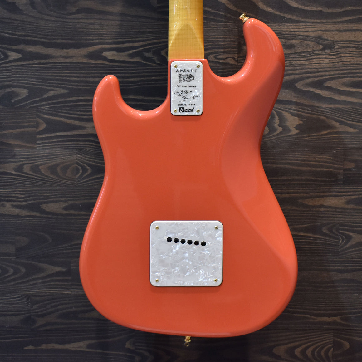 2011 Burns Apache Fiesta Red Electric Guitar w/Hard Case (051)