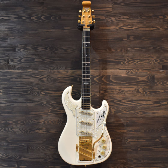 2011 Burns Apache White Electric Guitar w/Hard Case (052)