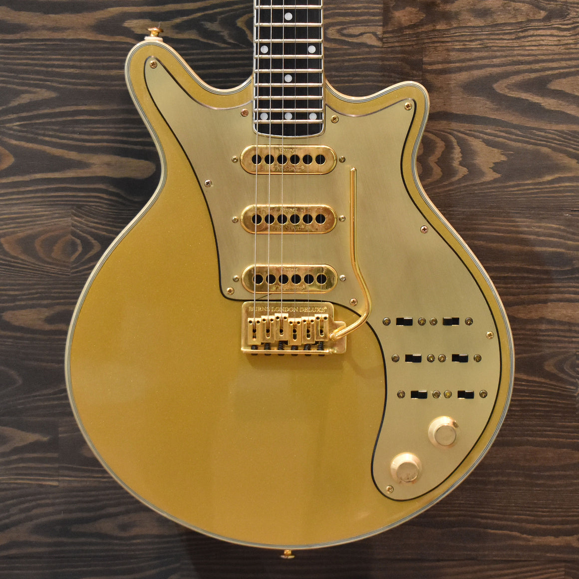 2000 Burns Brian May Golden Jubilee Electric Guitar w/Gig Bag