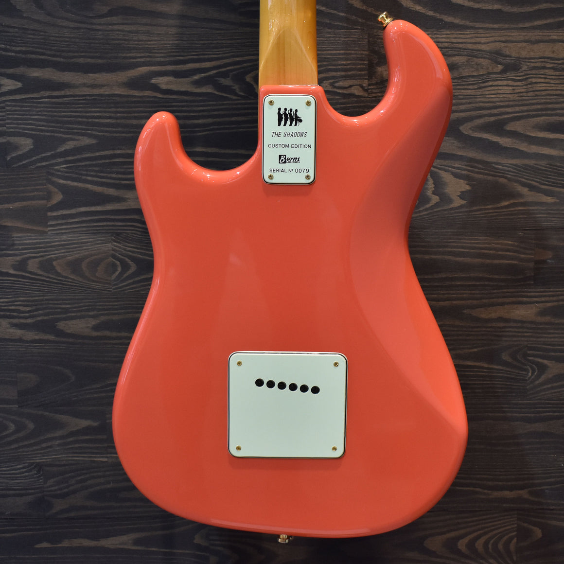 Burns Custom Edition Hank Marvin 'The Shadows' Fiesta Red Electric Guitar Limited Edition 79/500 w/Hard Case