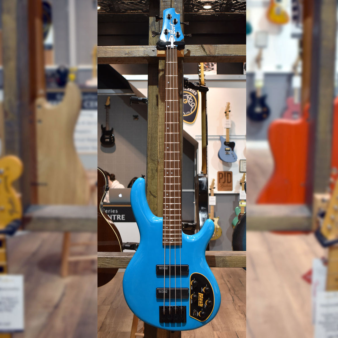 Cort C4 Deluxe Candy Blue Electric Bass Guitar
