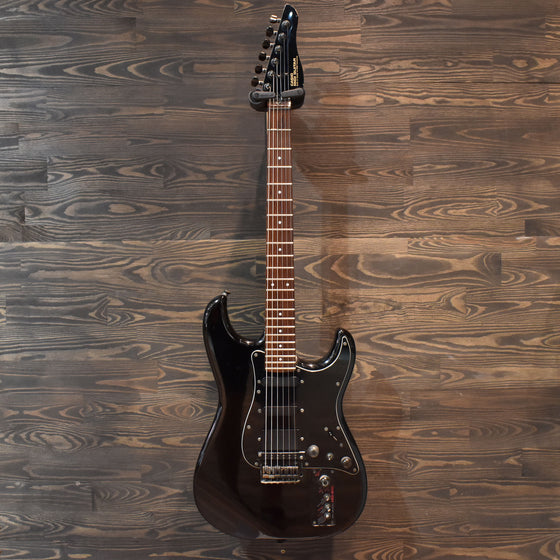 1987 Casio MG-510 Black Midi Guitar w/Hard Case (Pre-Owned)