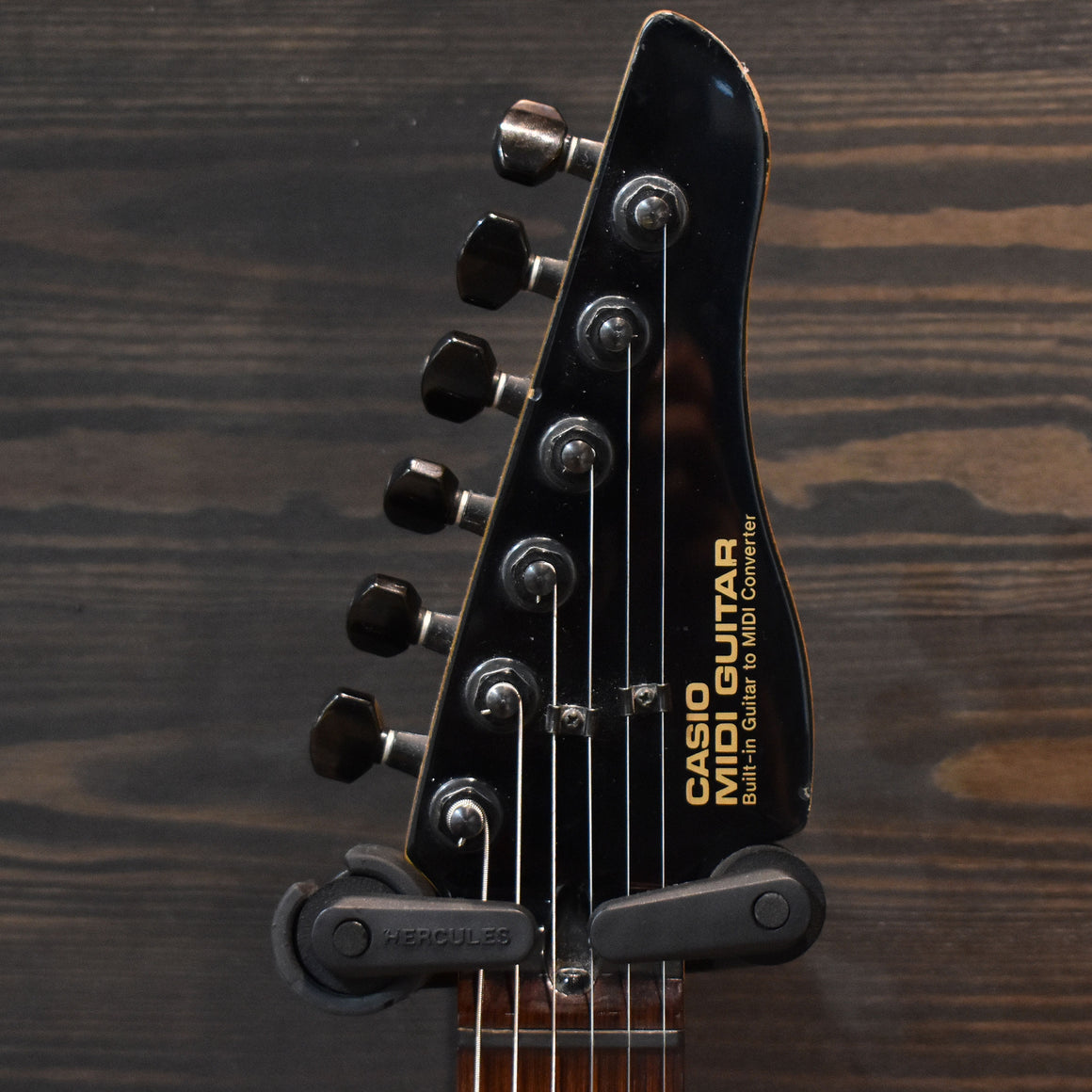 1987 Casio MG-510 Black Midi Guitar w/Hard Case (Pre-Owned)