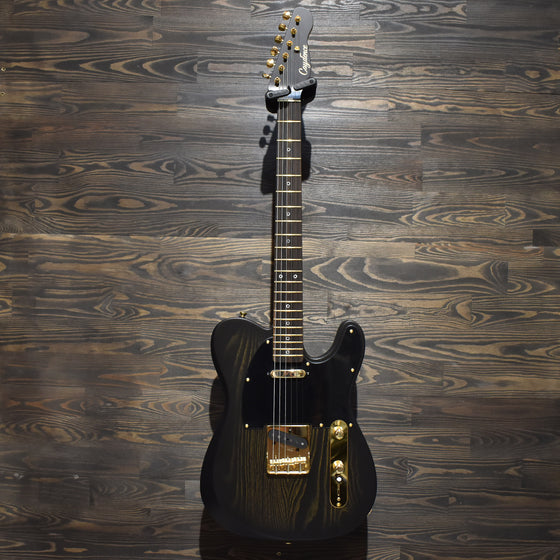 Caydence Odyssey Triton Black/Gold Satin W/Premium Gig Bag