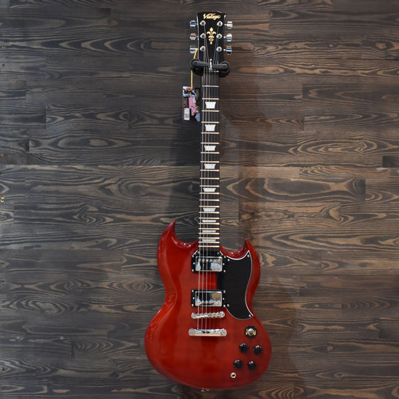 Vintage V69CR Coaster Series Cherry Red Electric Guitar