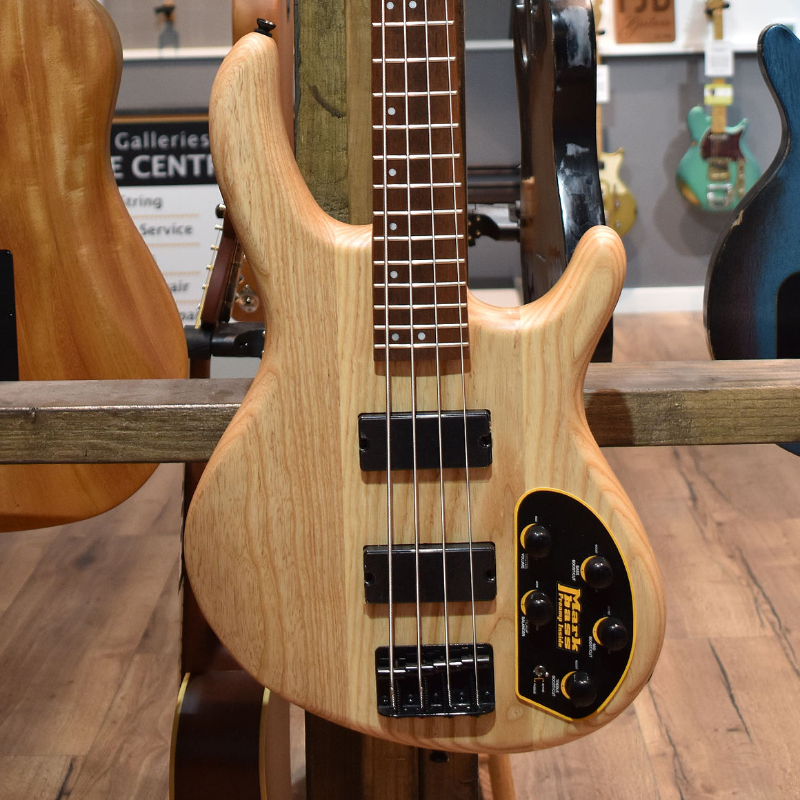 Cort Action Bass Deluxe AS Open Pore Natural Electric Bass Guitar