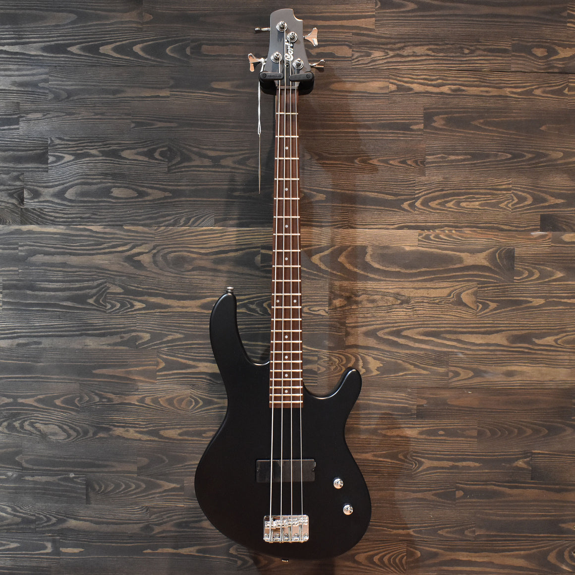 Cort Action Bass Junior Open Pore Black
