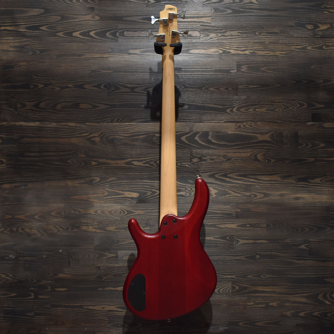 Cort Action Bass Open Pore Red Electric Bass Guitar (Pre-Owned)
