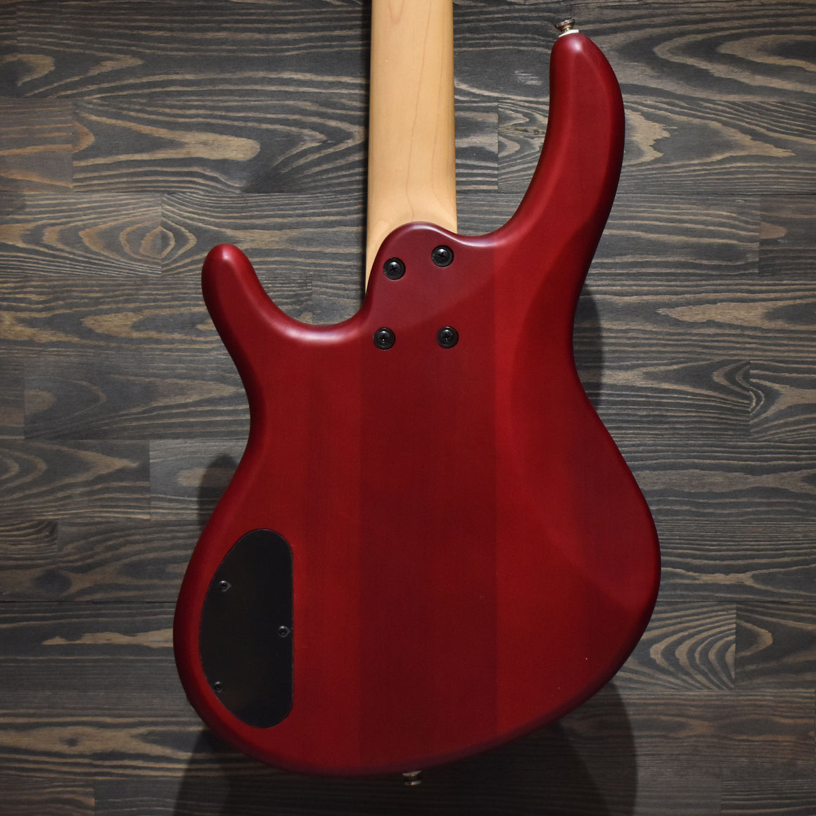 Cort Action Bass Open Pore Red Electric Bass Guitar (Pre-Owned)