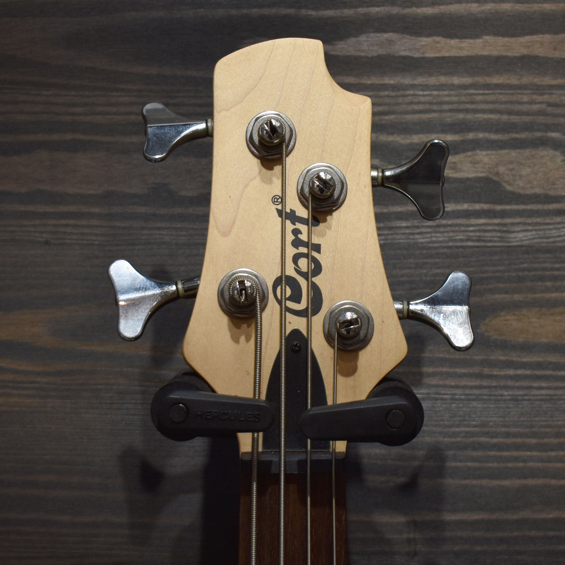 Cort Action Bass Open Pore Red Electric Bass Guitar (Pre-Owned)