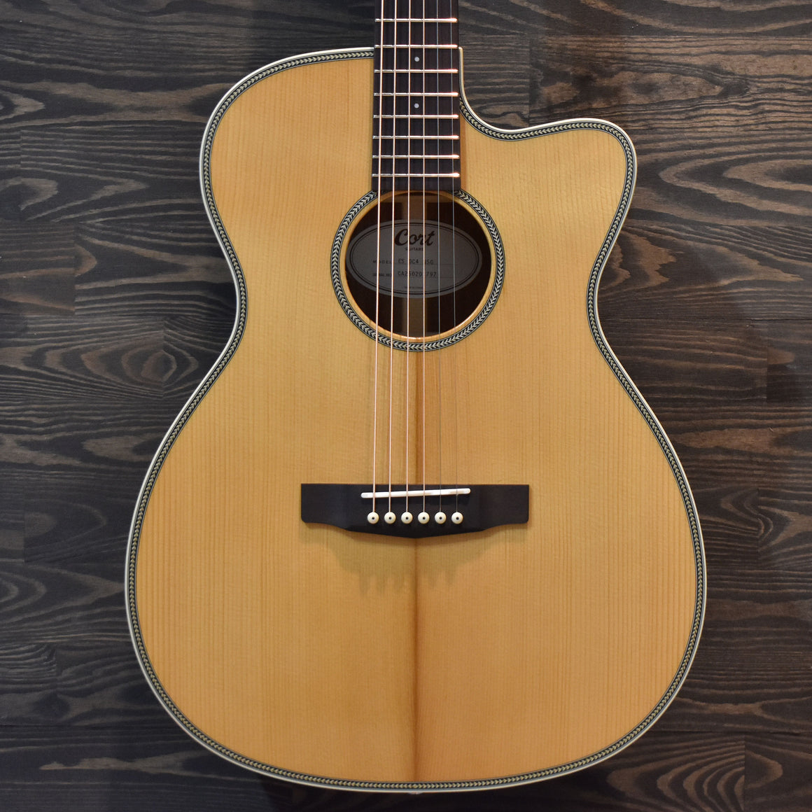 Cort Essence OC4 Natural Semi Gloss Electro-Acoustic Guitar