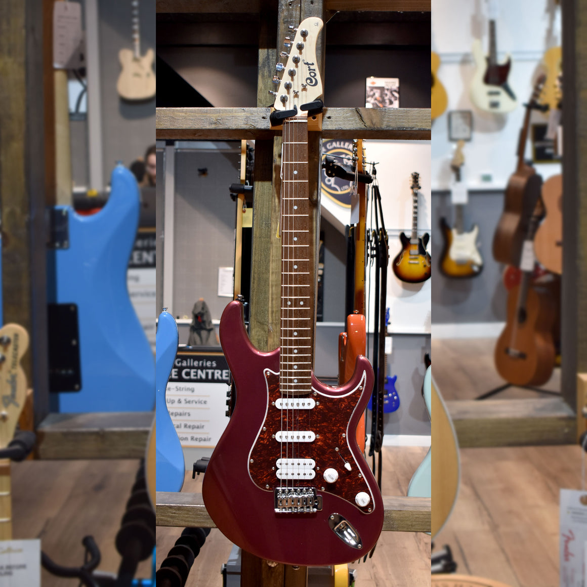 Cort G115 Vivid Burgundy Electric Guitar