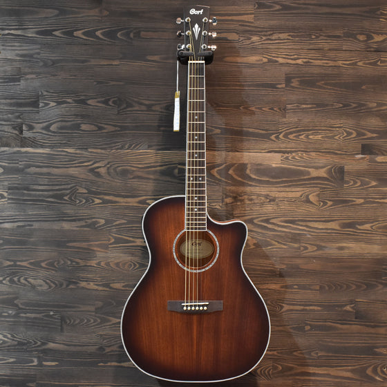 Cort GA-MEDX Mahogany Acoustic Guitar Open Pore