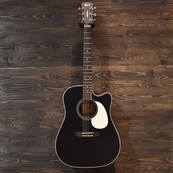 Cort MR500F Cedar Acoustic Guitar Black Satin