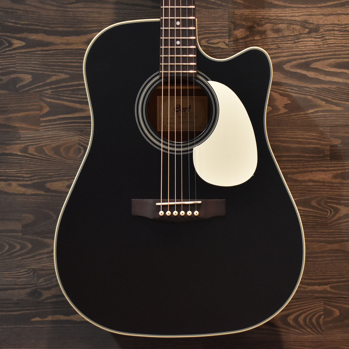 Cort MR500F Cedar Acoustic Guitar Black Satin