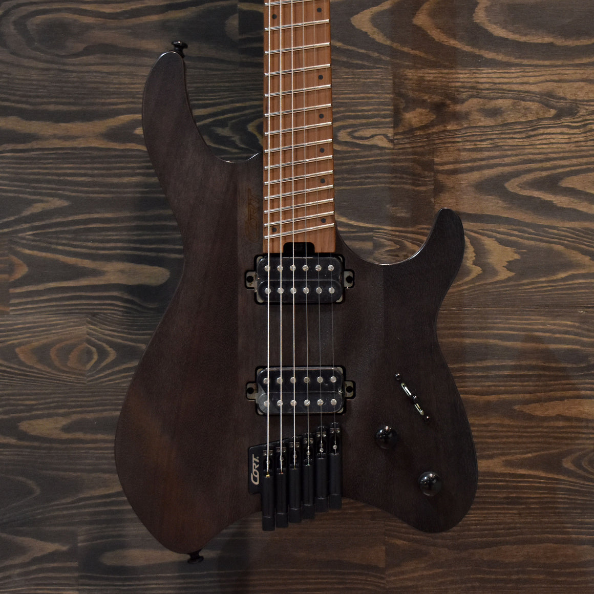 Cort Space G6MS Semi-Gloss Trans Black Electric Guitar