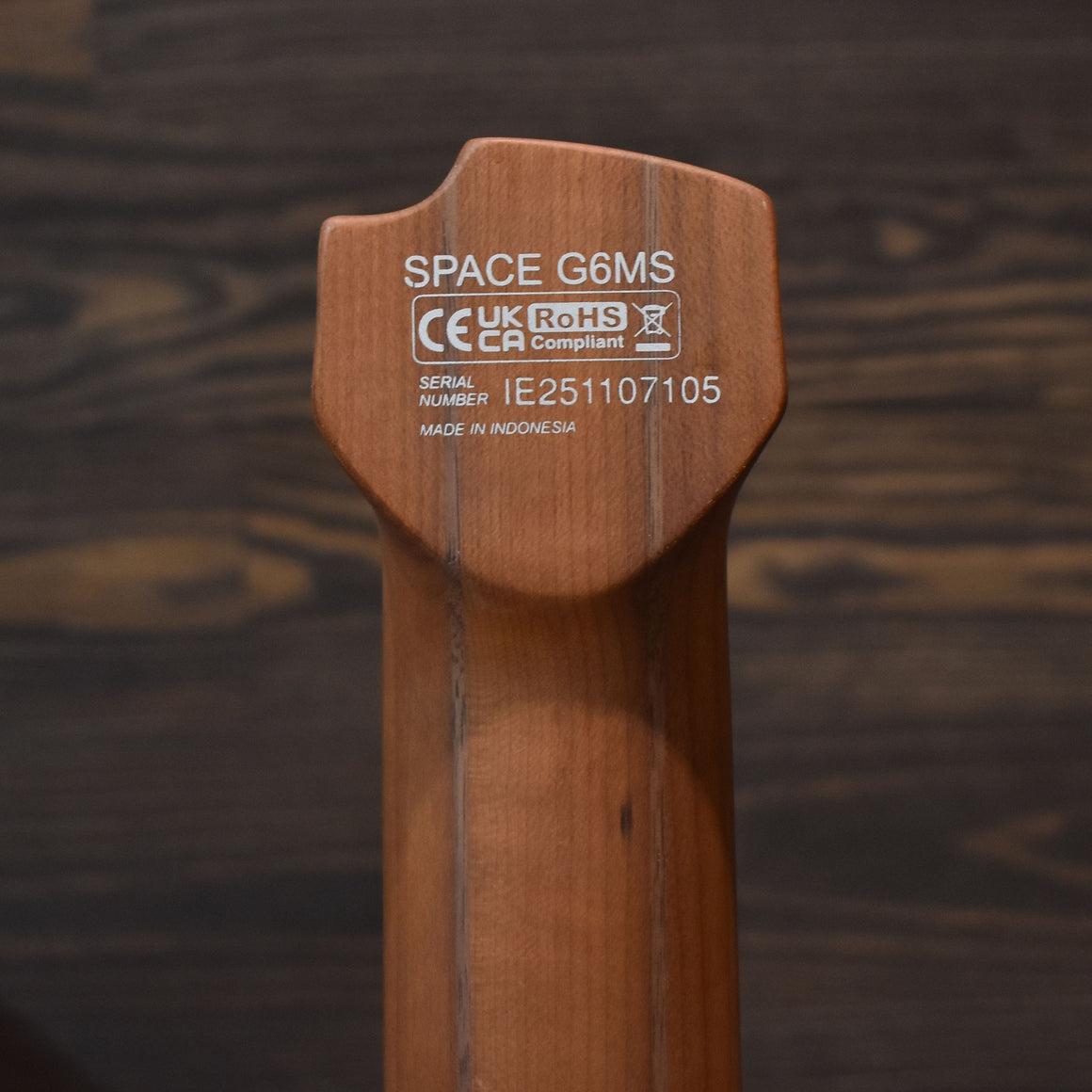 Cort Space G6MS Semi-Gloss Trans Black Electric Guitar