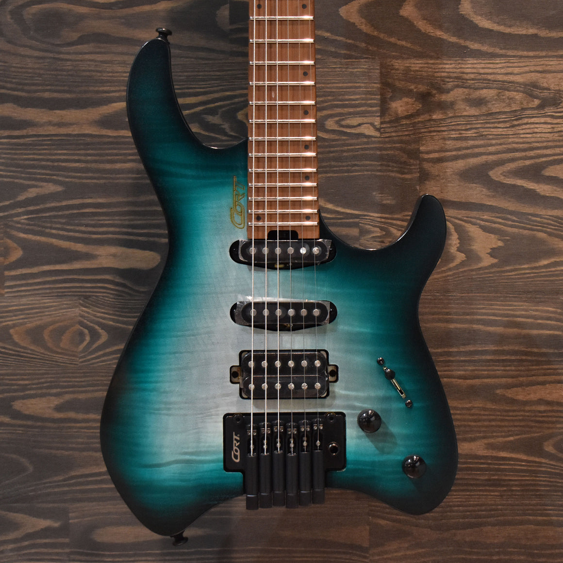 Cort Space G6TR Semi-Gloss Lagoon Electric Guitar