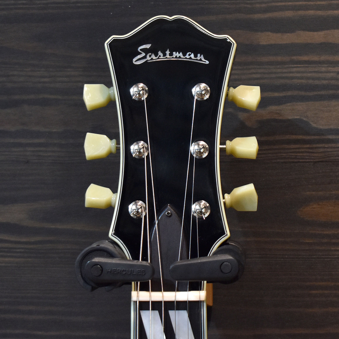 Eastman T486 Electric Guitar Black (Upgraded) W/Hard Case (Pre-Owned)