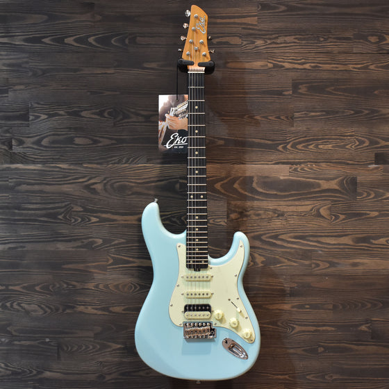 Eko Aire V-Nos Electric Guitar Daphne Blue