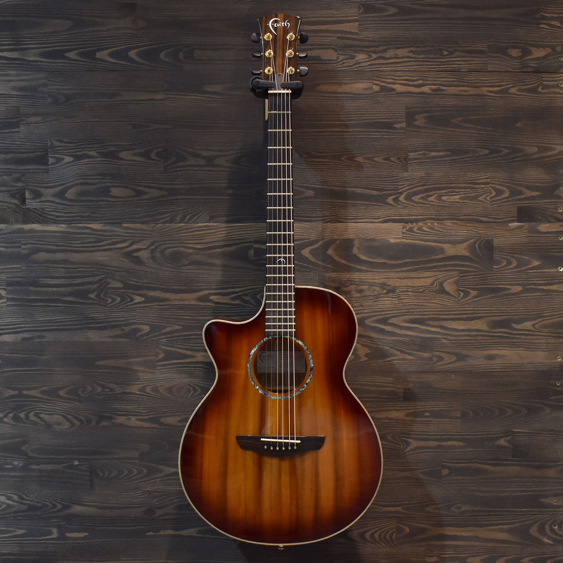 Faith Venus Blood Moon FVBMBL Left Handed Electro-Acoustic Guitar w/Hard Case (Pre-Owned)