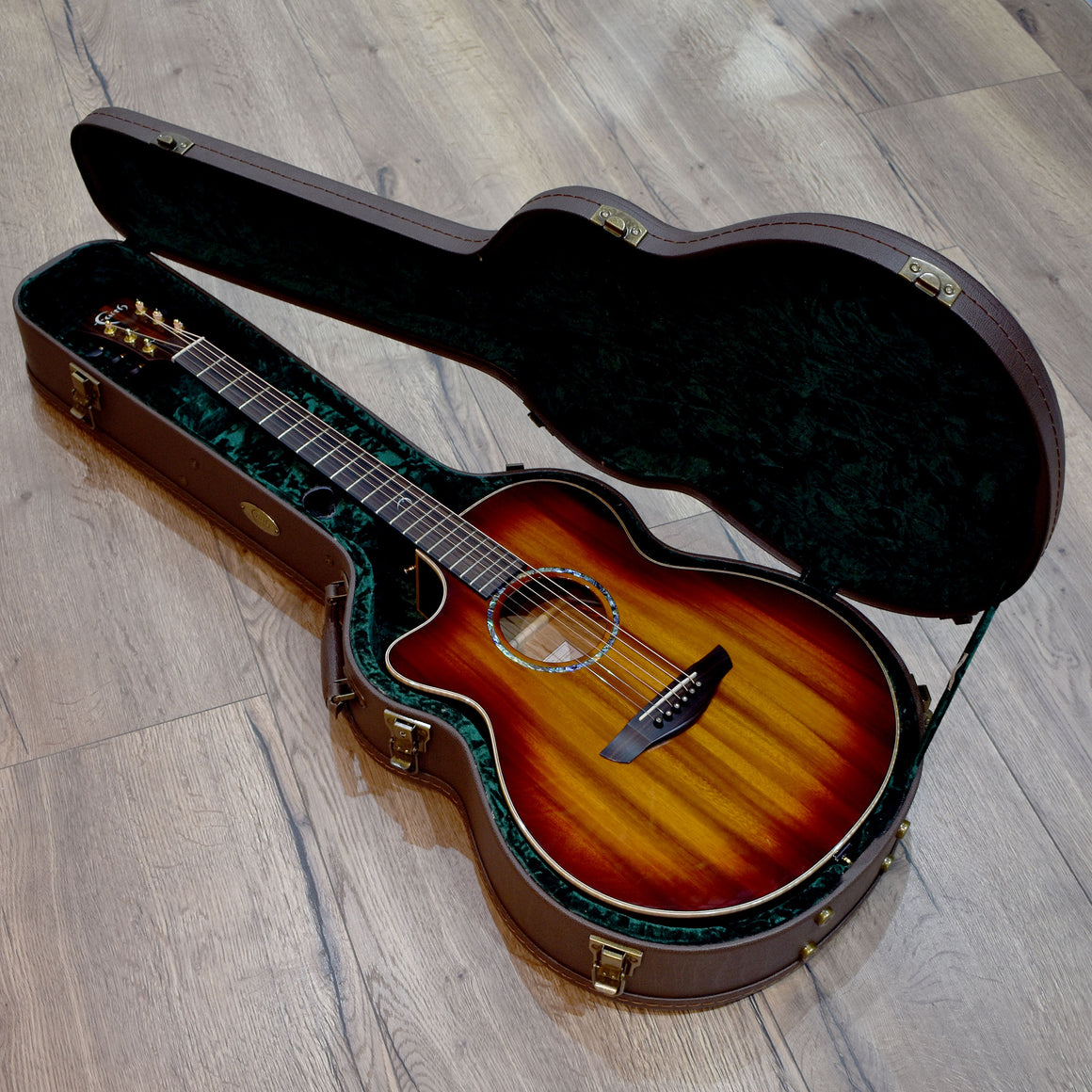 Faith Venus Blood Moon FVBMBL Left Handed Electro-Acoustic Guitar w/Hard Case (Pre-Owned)