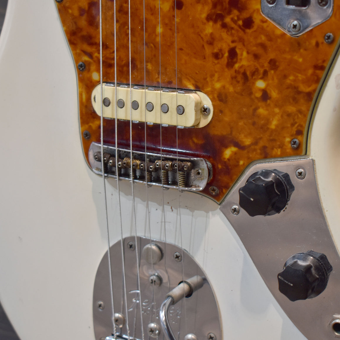 1964 Pre-CBS Fender Jaguar Refinished Olympic White