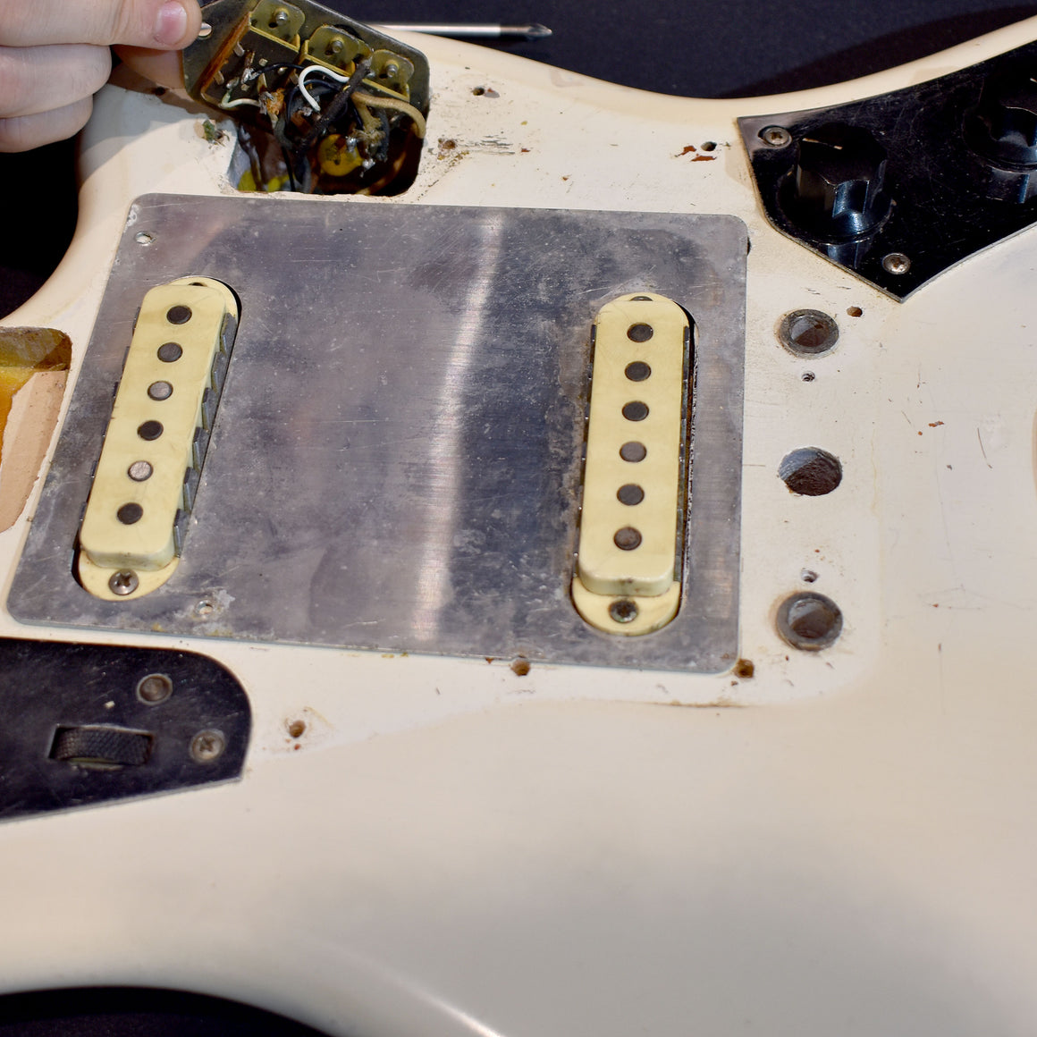 1964 Pre-CBS Fender Jaguar Refinished Olympic White