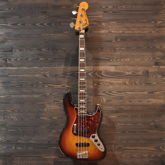 Fender Vintage 1972 Jazz Bass 3 Tone Sunburst w/Hard Case (Pre-Owned)