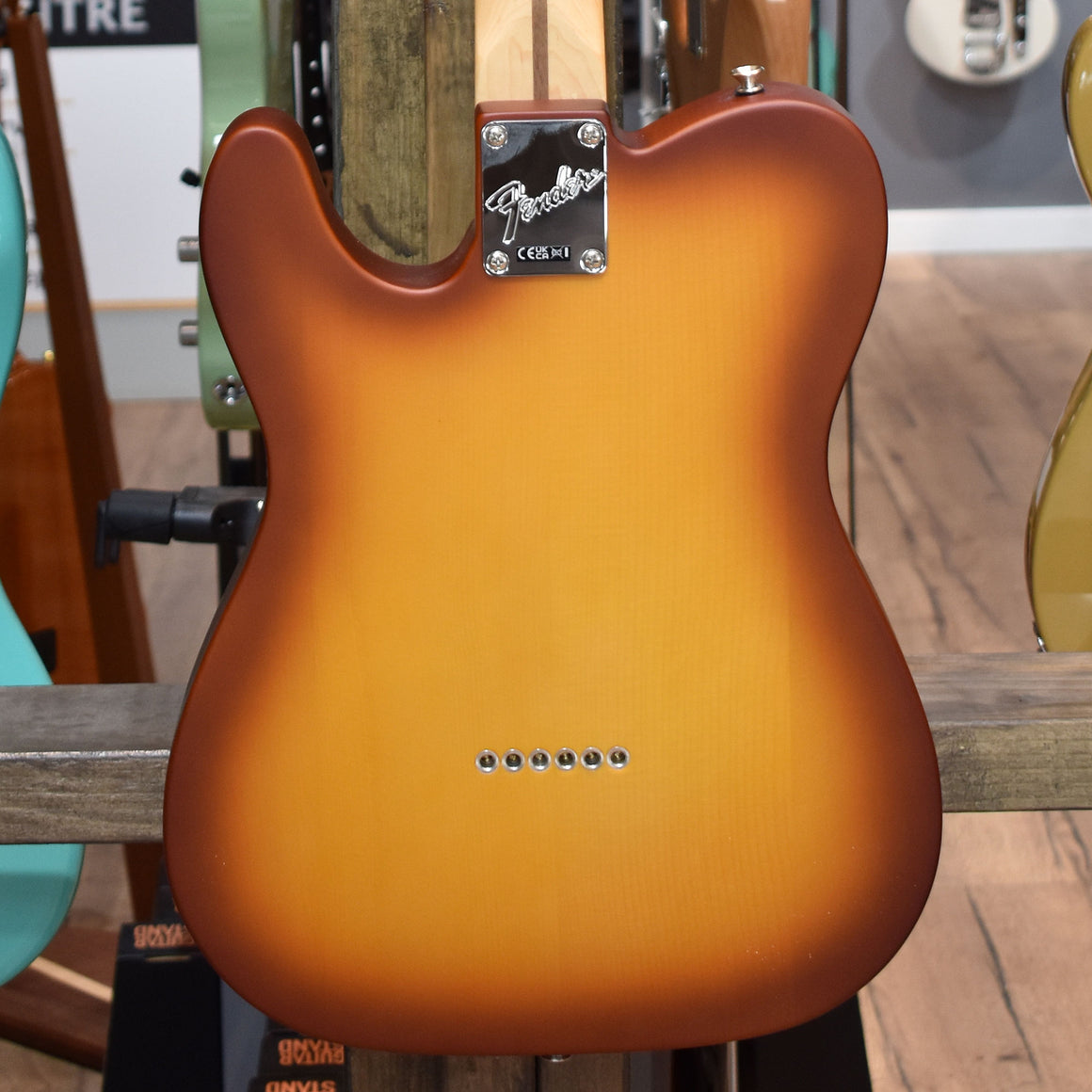 Fender 70th Anniversary Limited Edition American Performer Timber Telecaster Honeyburst Electric Guitar W/Gig Bag