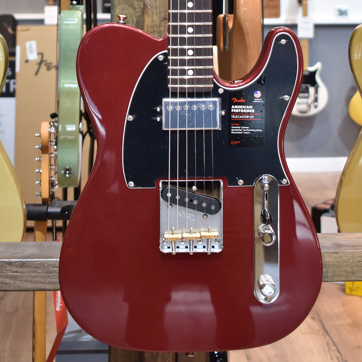 Fender American Performer Telecaster Hum Aubergine w/Gig Bag