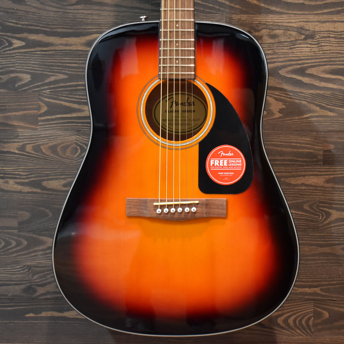Fender CD-60 V3 Dreadnought Sunburst Acoustic Guitar