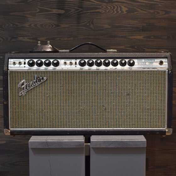 1960s Fender Dual Showman Reverb TFL5000X Guitar Amplifier Head W/Amp Cover (Pre-Owned)