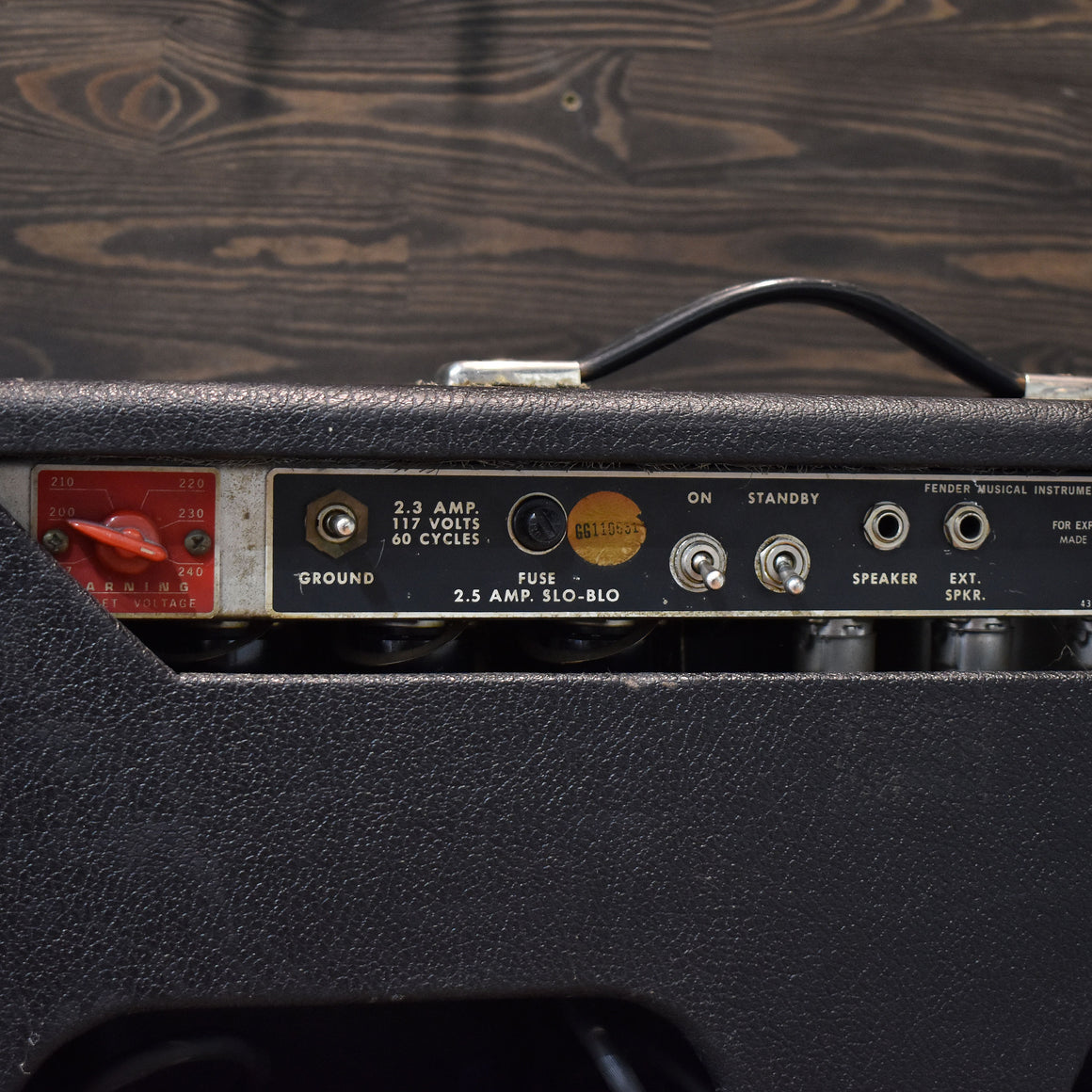 1960s Fender Dual Showman Reverb TFL5000X Guitar Amplifier Head W/Amp Cover (Pre-Owned)