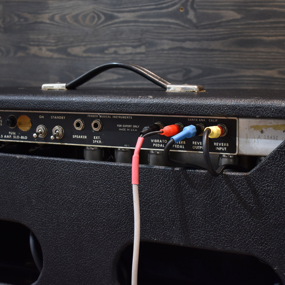 1960s Fender Dual Showman Reverb TFL5000X Guitar Amplifier Head W/Amp Cover (Pre-Owned)