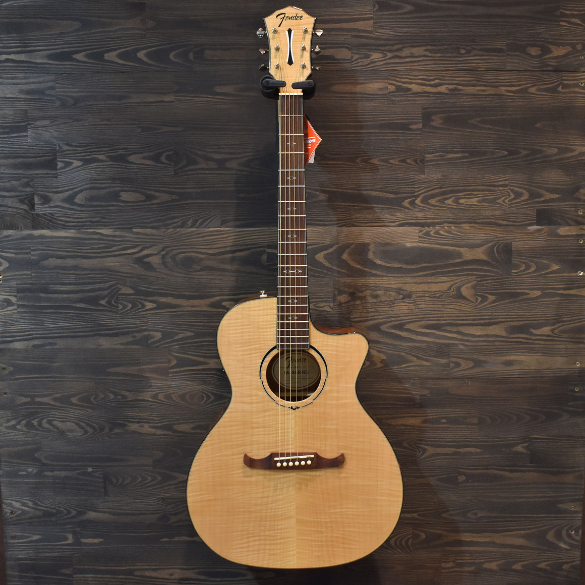 Fender FA-345CE Auditorium Natural Electro-Acoustic Guitar