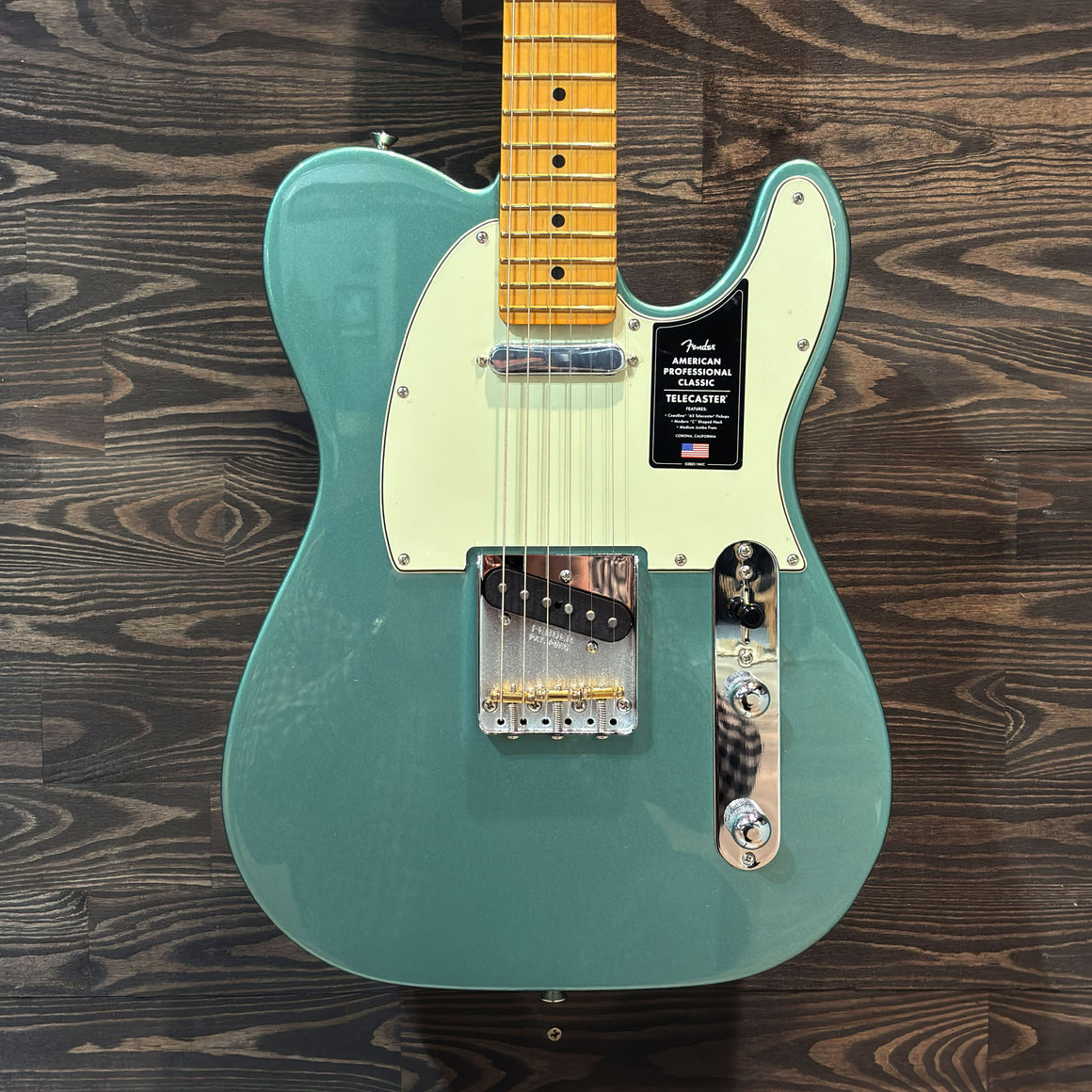 Fender American Professional Classic Telecaster Faded Sherwood Green Metallic w/ Gig Bag