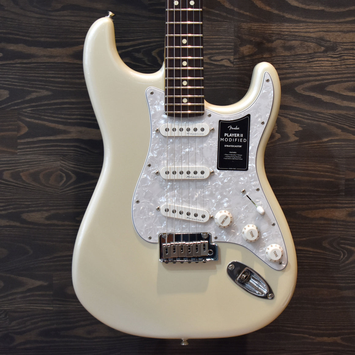 Fender Player II Modified Stratocaster Electric Guitar Olympic Pearl