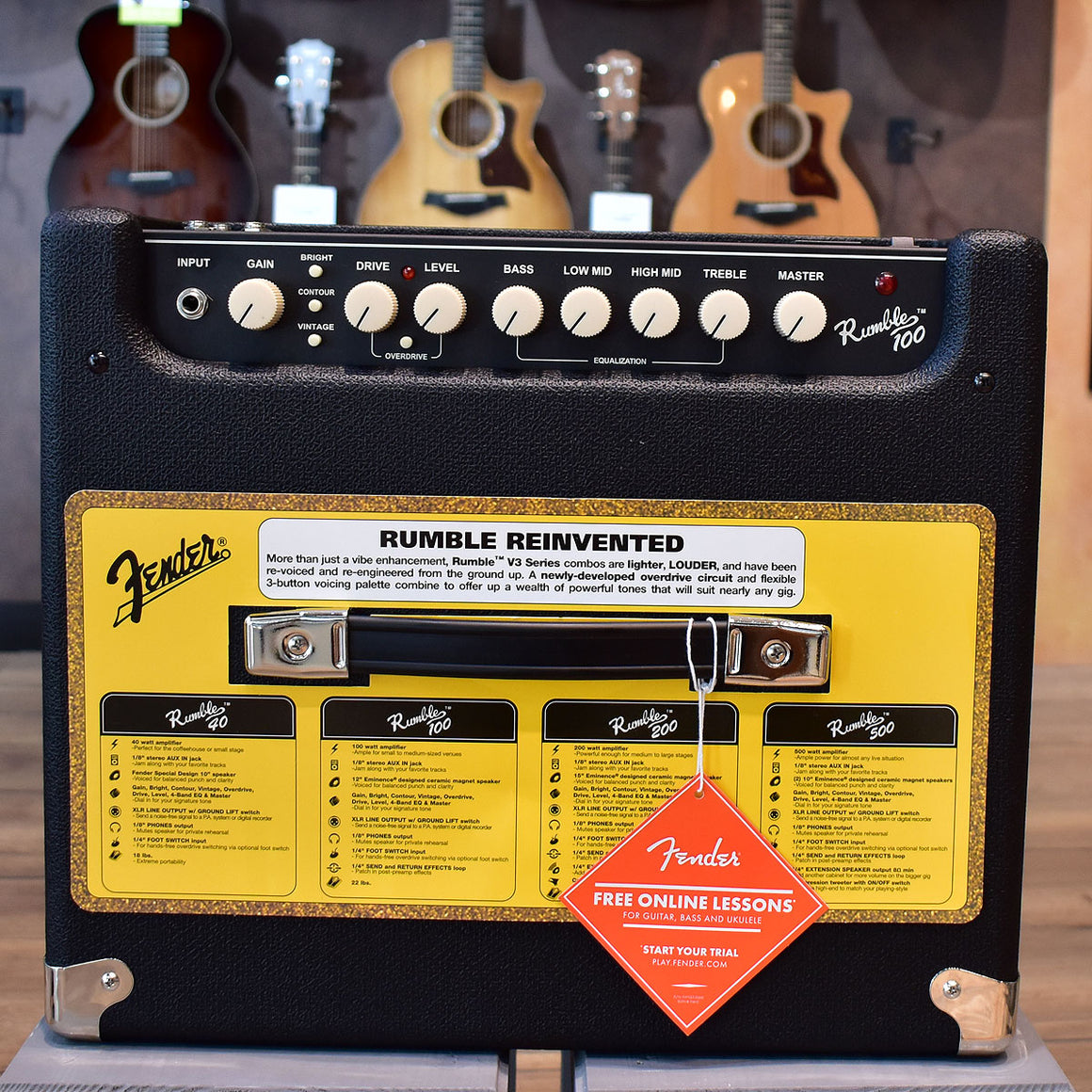 Fender Rumble 100 V3 Bass Amplifier
