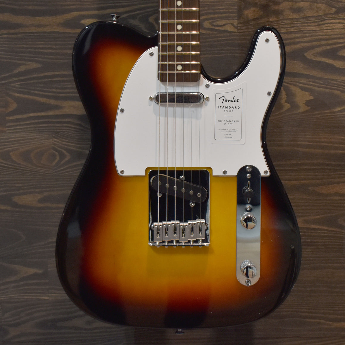 Fender Standard Telecaster 3 Tone Sunburst Electric Guitar